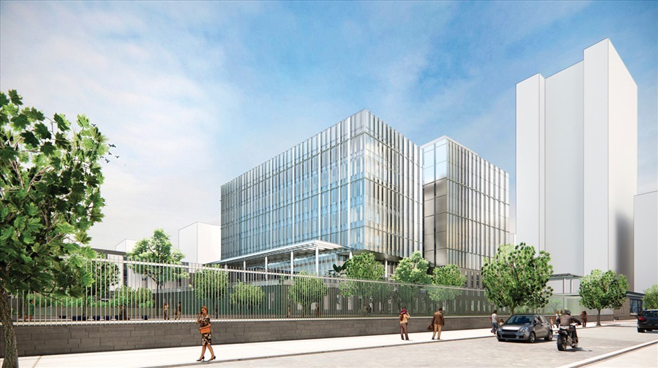 Thiết kế trụ sở mới Đại sứ quán Mỹ tại Hà Nội, Việt Nam. Ảnh: EYP Architecture & Engineering