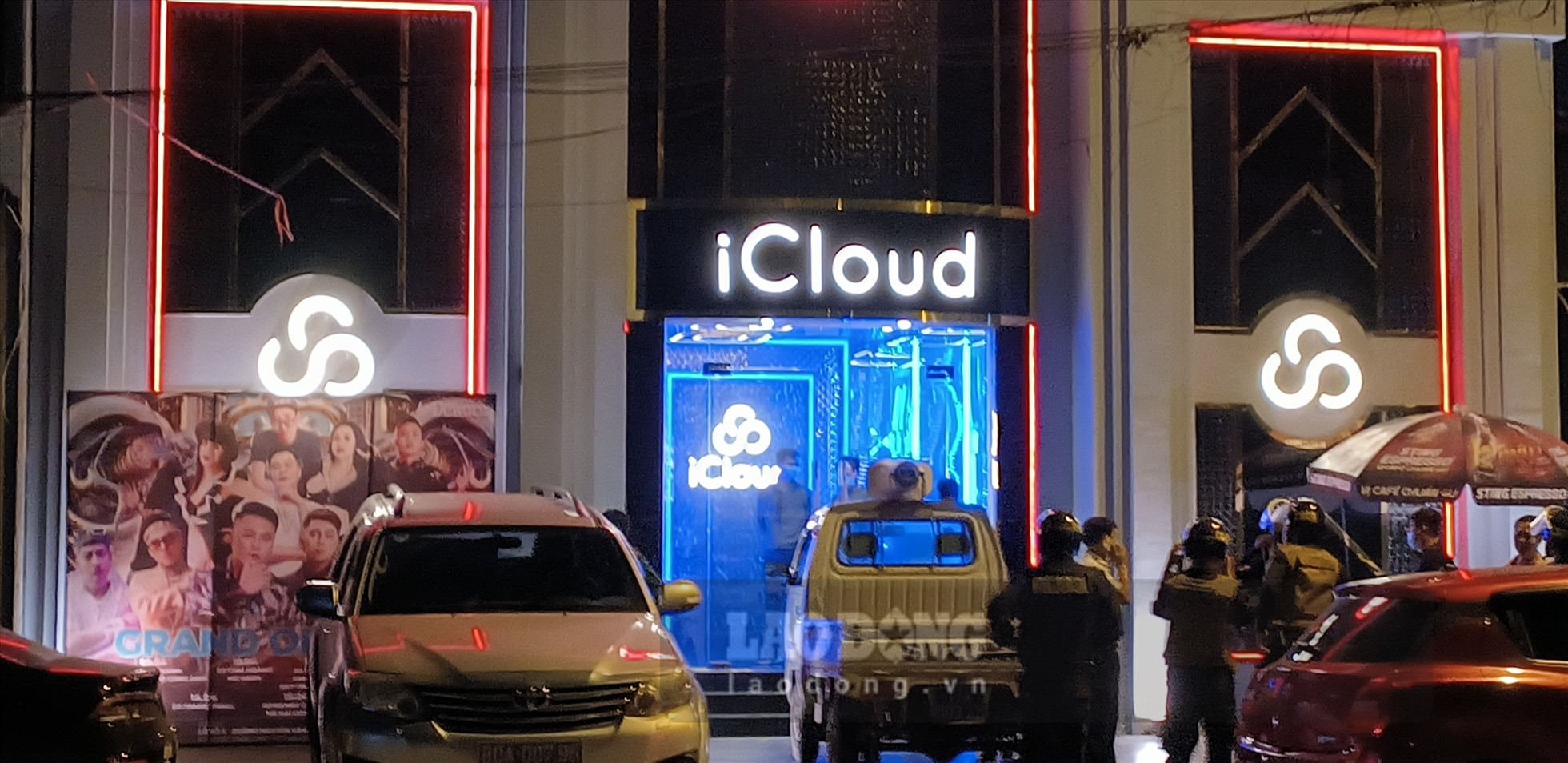 Quán bar club iCloud bị kiểm tra đột xuất đêm ngày 14, rạng sáng ngày 15.4 gây xôn xao dư luận tại Thái Bình. Ảnh: Trung Du
