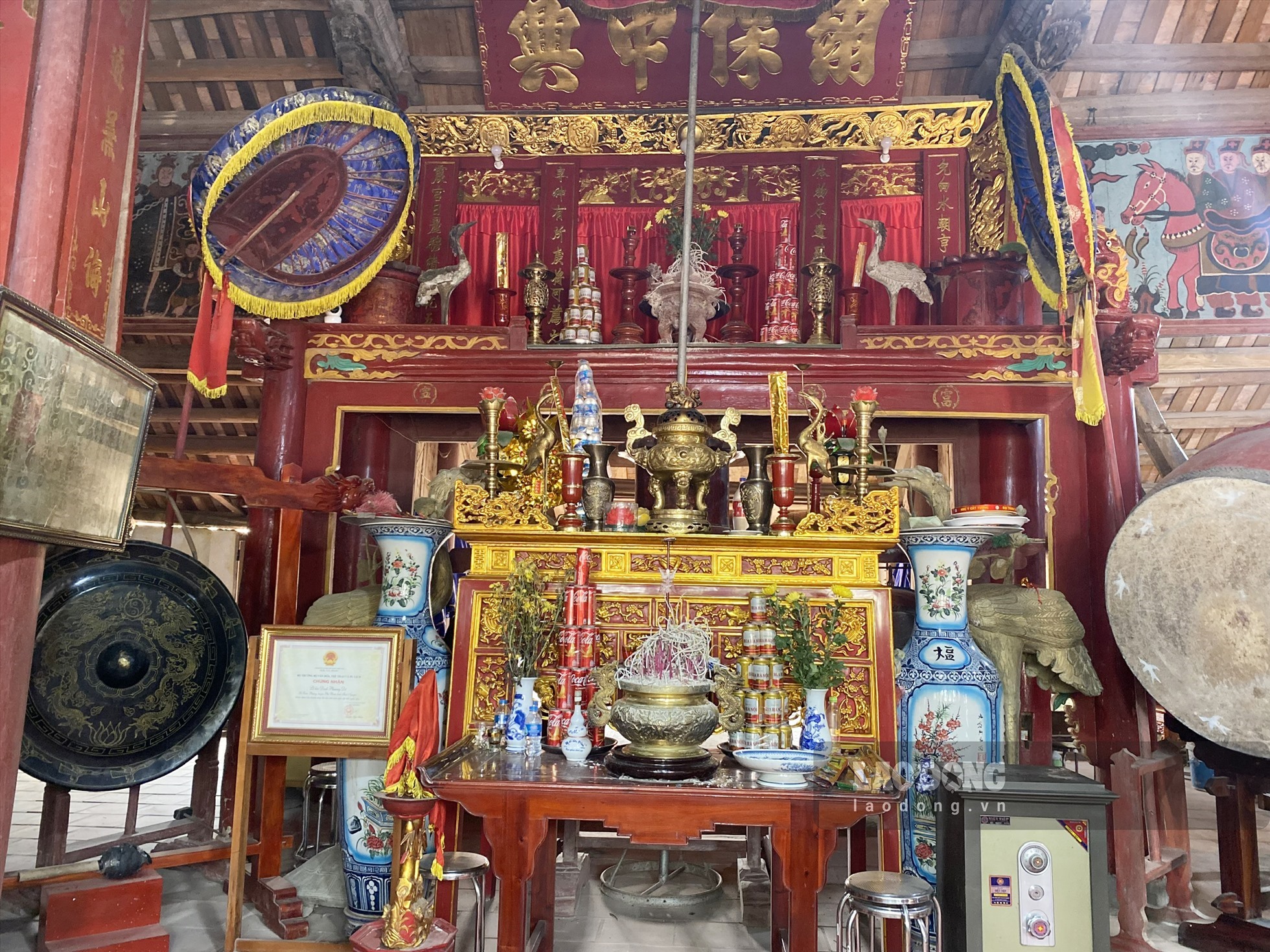 Đình Phương Độ không chỉ mang tính lịch sử, văn hóa mà còn là một công trình kiến trúc nghệ thuật lớn nhất tỉnh Thái Nguyên còn lại đến ngày nay.