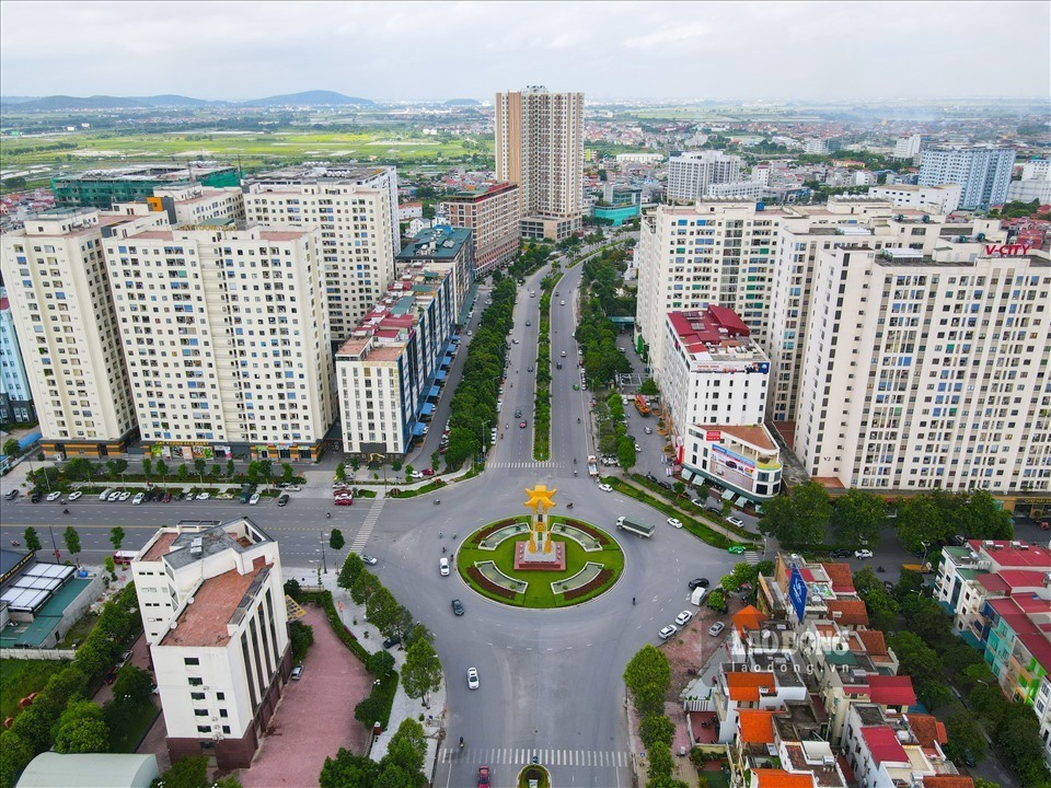 Một góc thành phố Bắc Ninh, tỉnh Bắc Ninh. Ảnh: Trần Tuấn