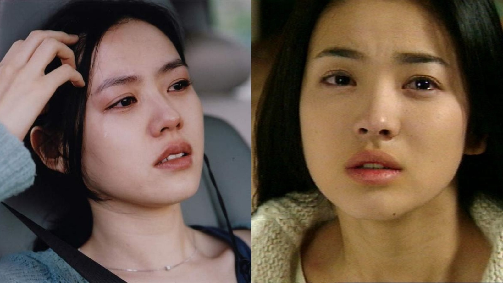 Ngay từ khi mới ra mắt, Son Ye Jin và Song Hye Kyo đã có những thước phim để đời, khiến khán giả mê mẩn vì nhan sắc mỹ miều. Ảnh: Chụp màn hình