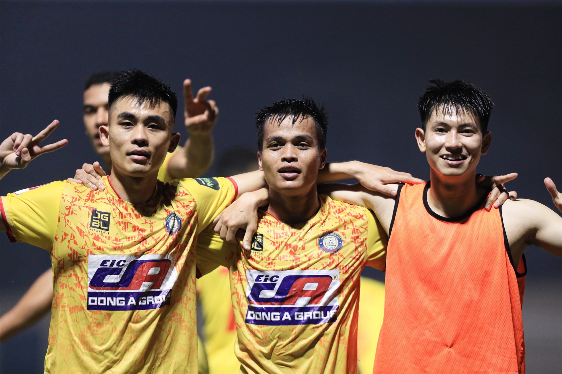 Thanh Hoá chiếm ngôi đầu bảng sau 7 vòng đấu V.League 2023. Ảnh: Minh Dân