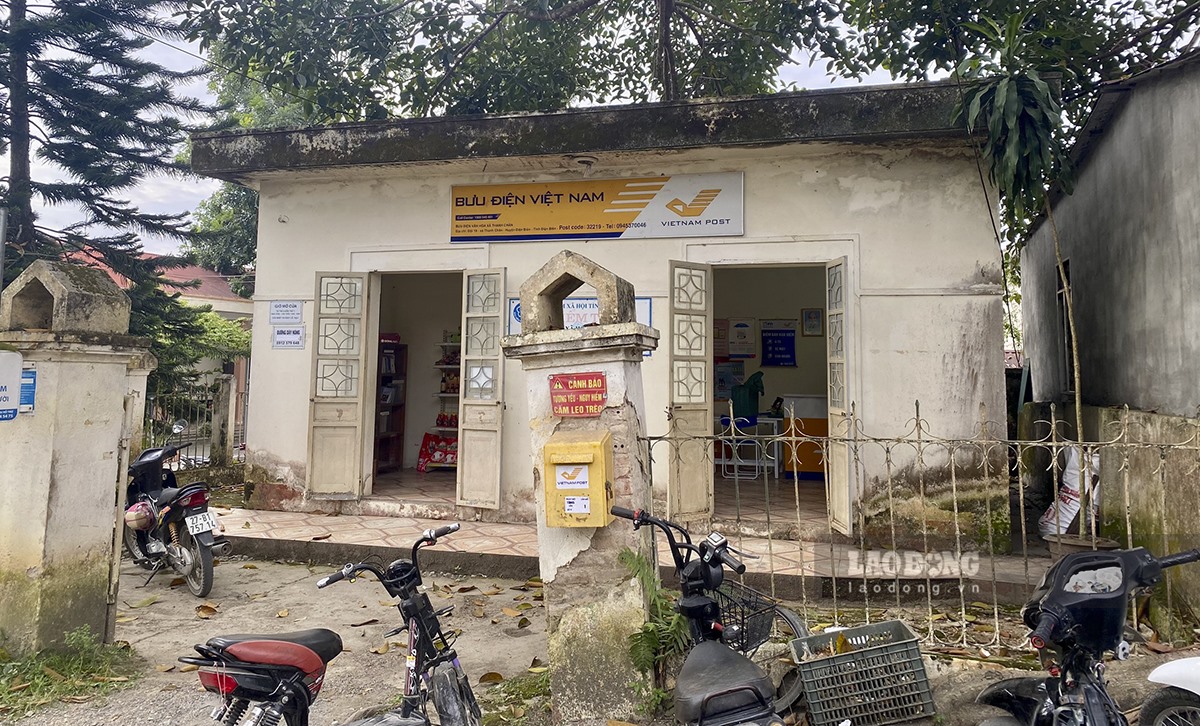 Điểm Bưu điện Văn hóa xã Thanh Chăn. Ảnh: Thanh Bình