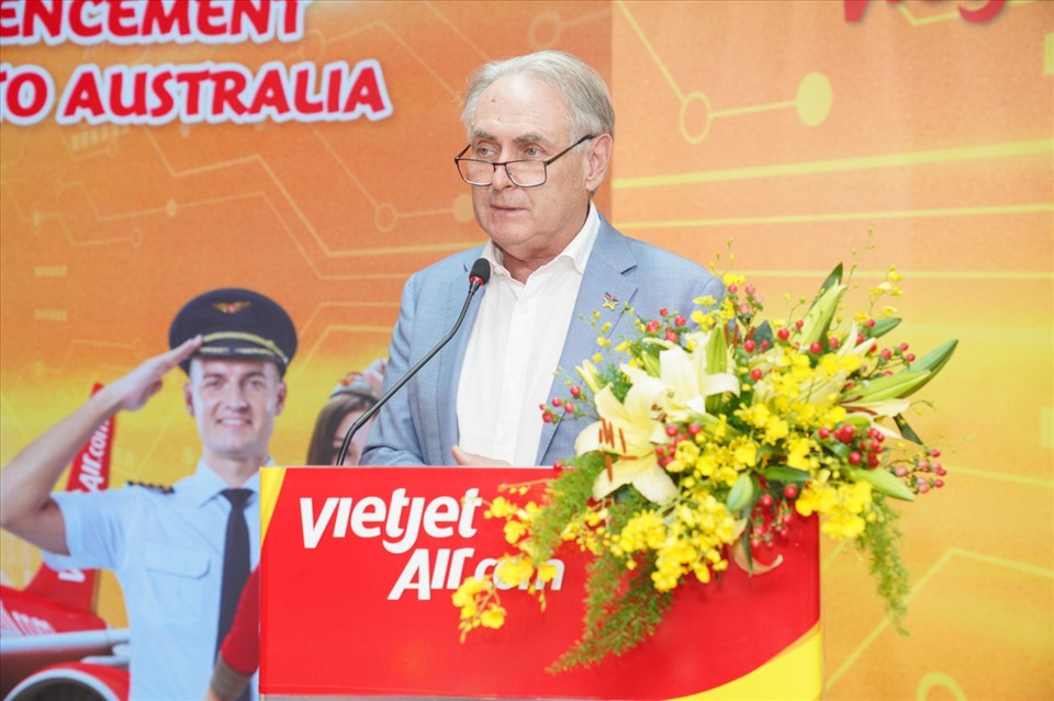 Bộ trưởng Thương mại và Du lịch Úc chúc mừng Vietjet với các đường bay thẳng Việt Nam - Úc mới khai trương