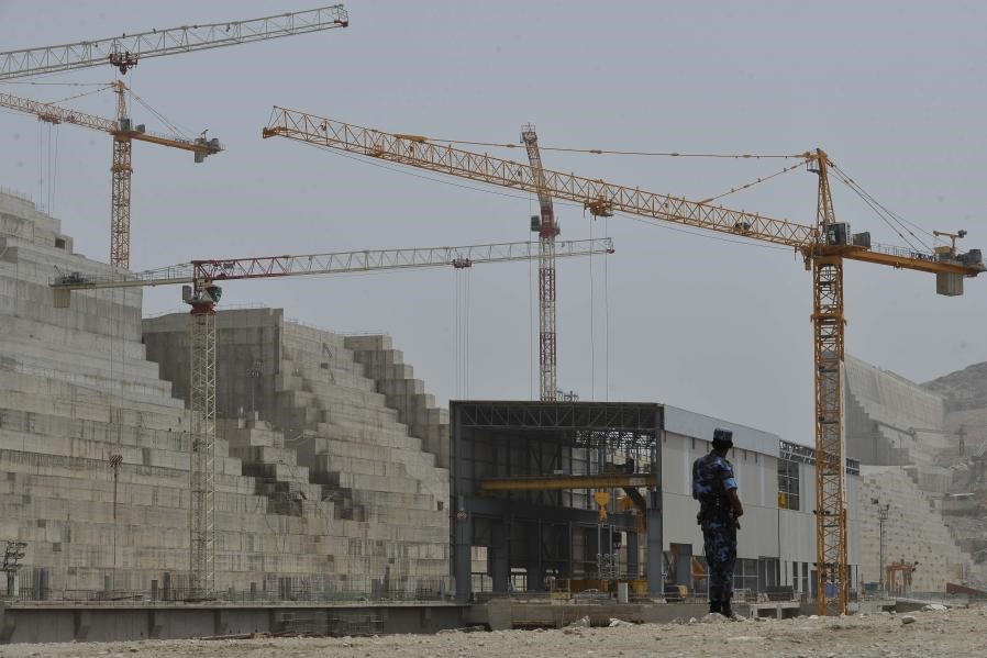 Trung Quốc tài trợ xây Đập Grand Ethiopian Renaissance ở Ethiopia. Ảnh: Xinhua