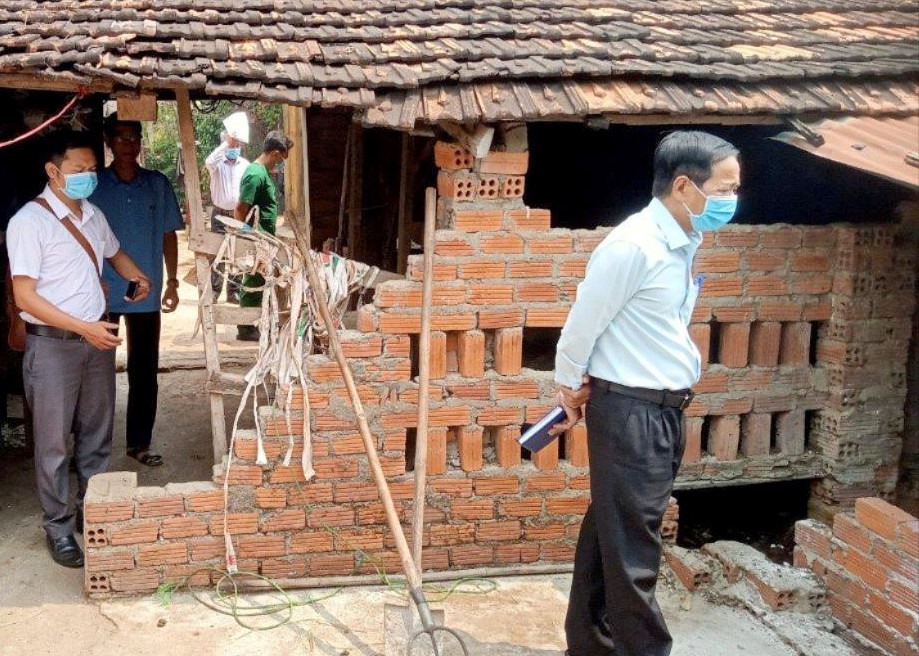 Khu vực xuất hiện bệnh nhân mắc bệnh vi khuẩn ăn thịt người ở xã Nam Dong, huyện Cư Jút. Ảnh: Ngô Đồng