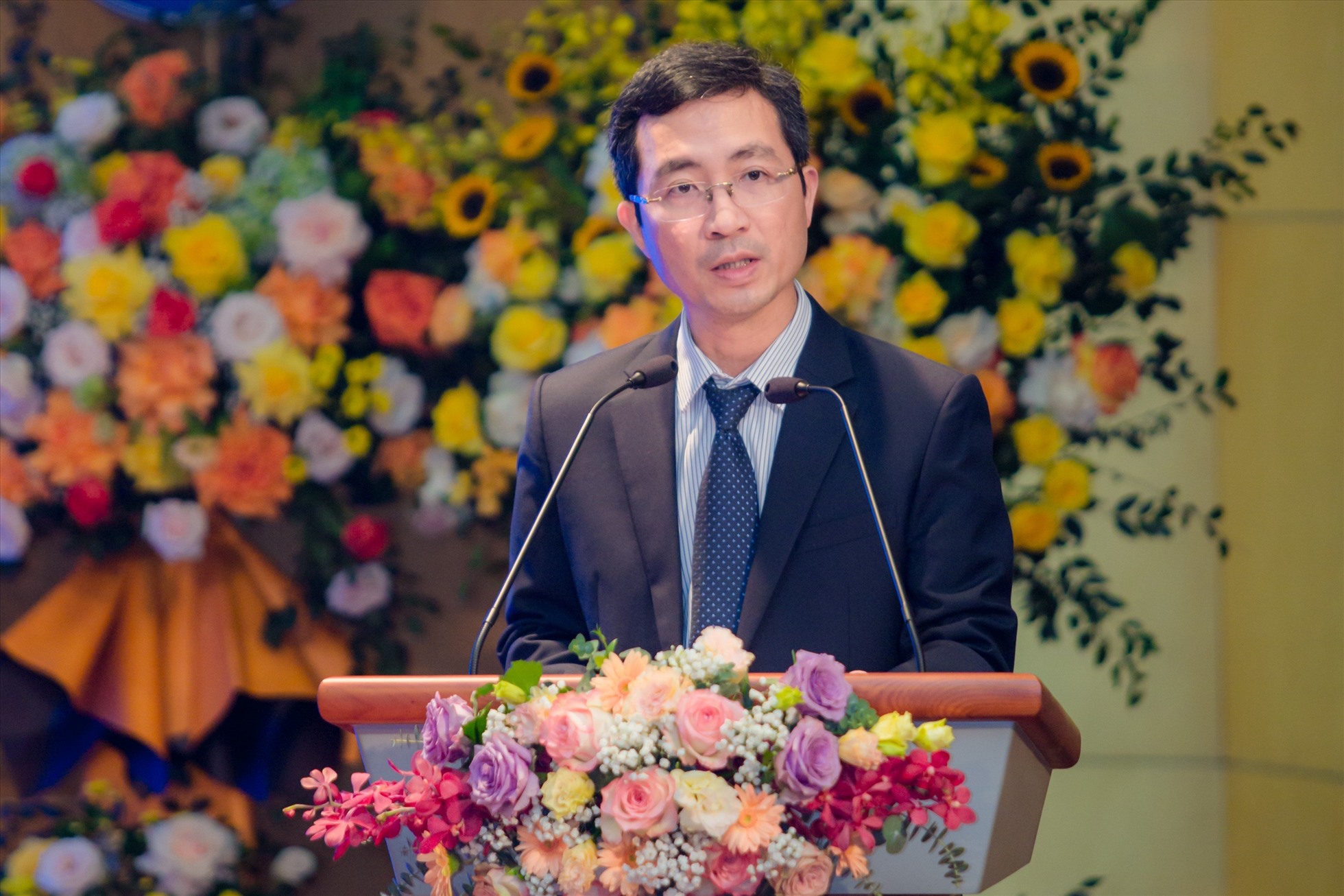 Tổng giám đốc Công ty VNPT-IT Dương Thành Long phát biểu.
