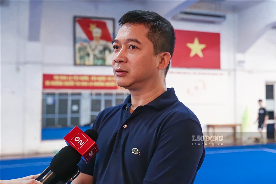 Huấn luyện viên Nguyễn Văn Chương của tuyển wushu Việt Nam. Ảnh: Minh Quân