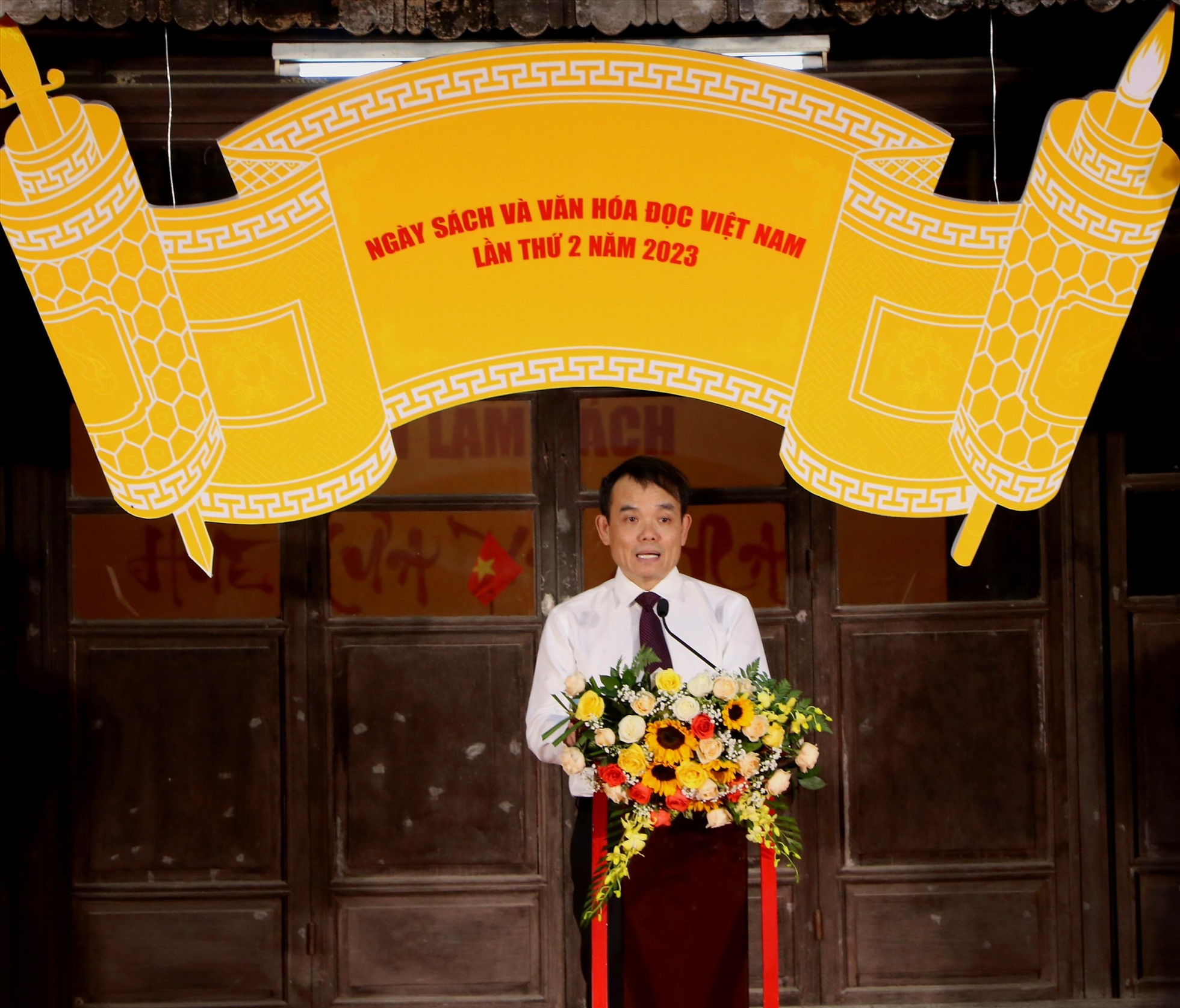 Phó Thủ tướng Trần Lưu Quang phát biểu chỉ đạo tại buổi lễ. Ảnh: Phúc Đạt.
