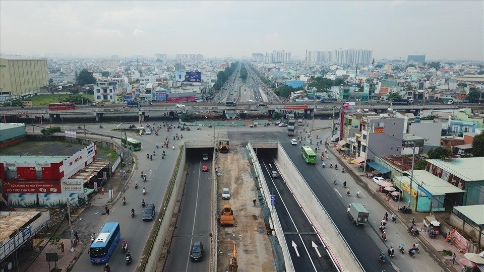 Tuyến cao tốc TP Hồ Chí Minh - Mộc Bài được kỳ vọng giảm tải cho Quốc lộ 22   Ảnh: Anh Tú