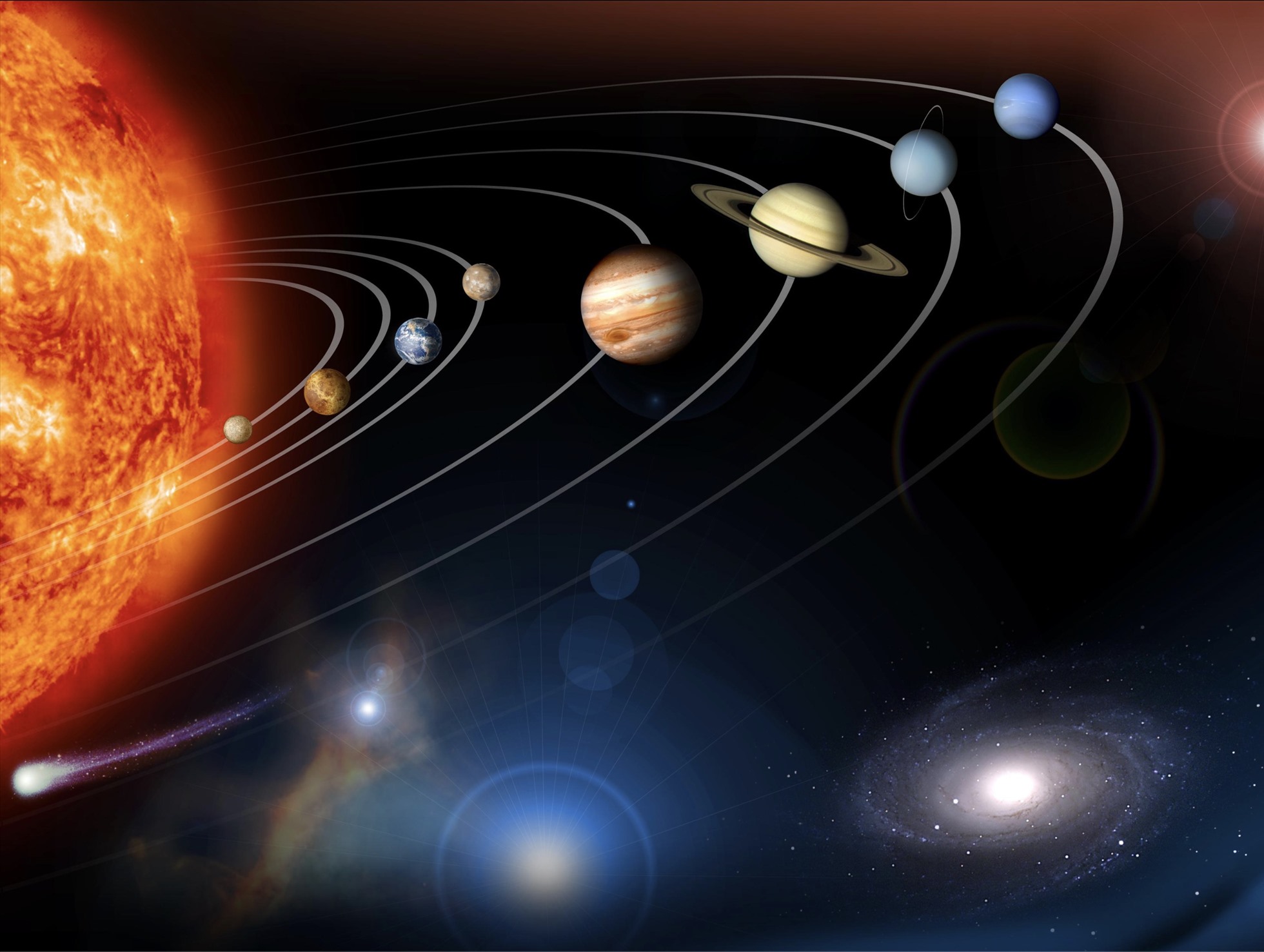 Lịch của người Maya có liên hệ với các hành tinh trong Hệ Mặt trời. Ảnh: NASA