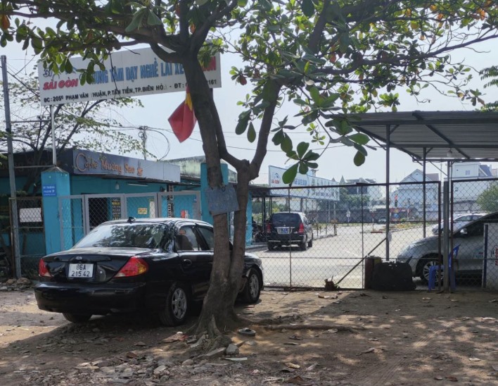 Cơ sở của trung tâm dạy nghề lái xe Sài Gòn 3T. Ảnh: CTV