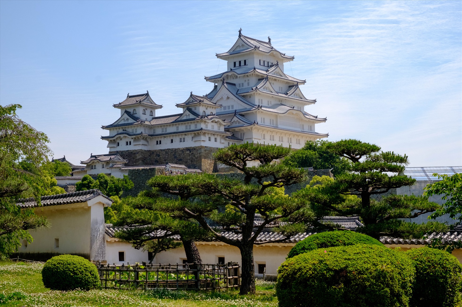 Lâu đài Himeji là một ví dụ điển hình cho sự thành công của Nhật Bản trong việc trùng tu tôn tạo di tích. Ảnh: Nguyễn Thiện Nhân