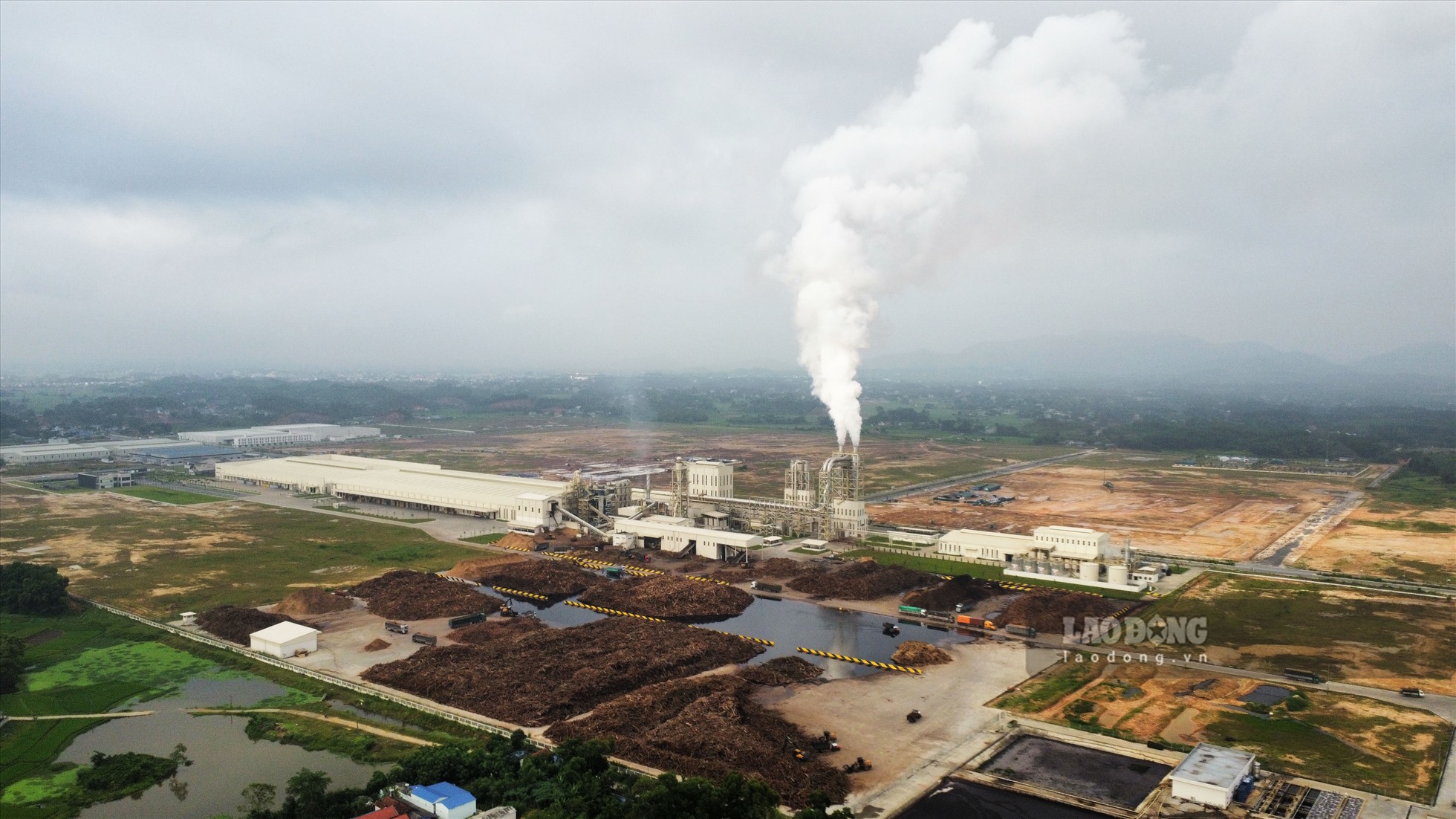 Khu công nghiệp Sông Công (TP. Sông Công, Thái Nguyên) cũng đang hoàn thiện hệ thống xử lý nước thải. Ảnh: Nguyễn Tùng