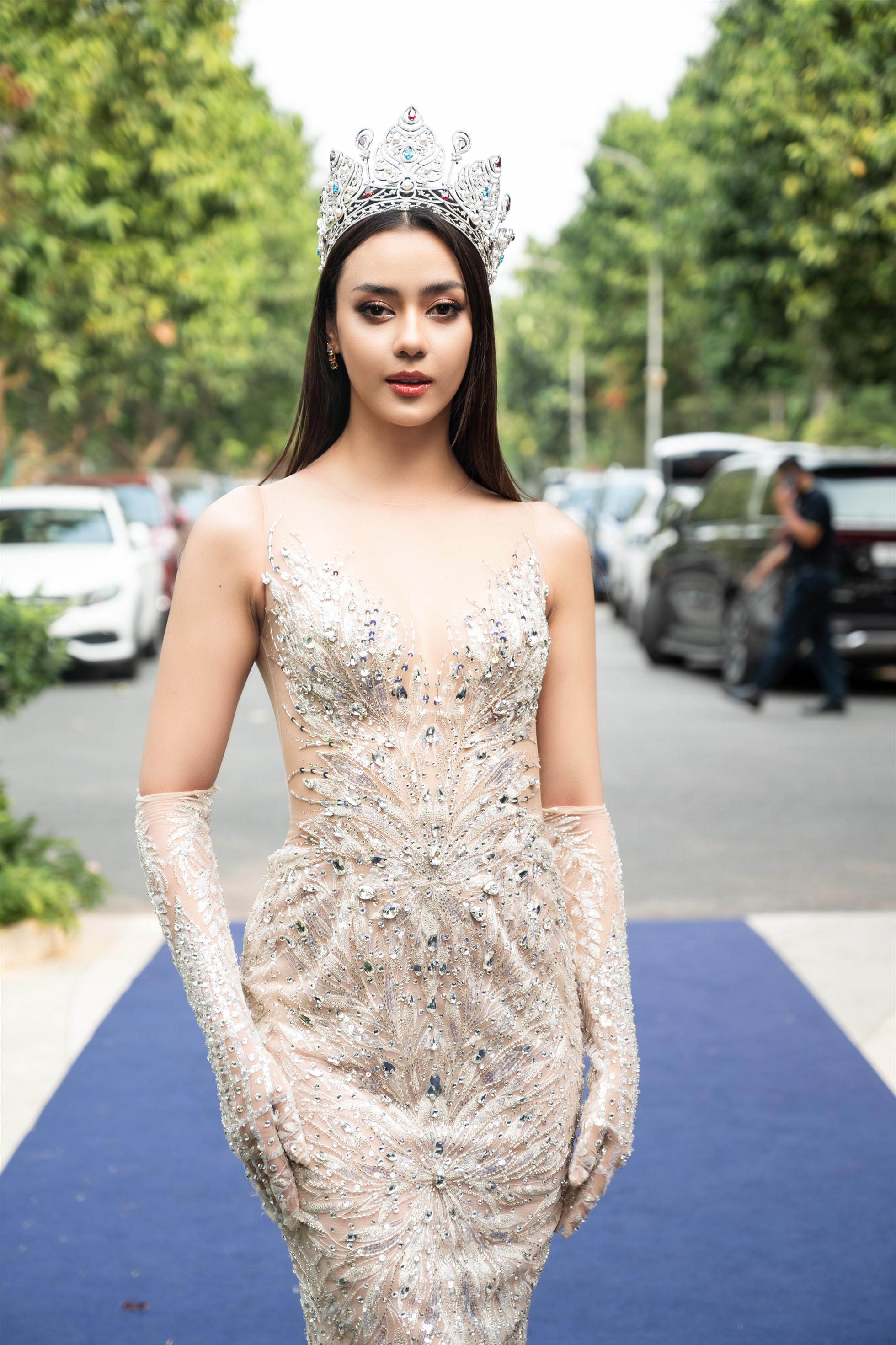 Hoa hậu Hoàn vũ Thái Lan xuất hiện tại sự kiện. Ảnh: Ban tổ chức.