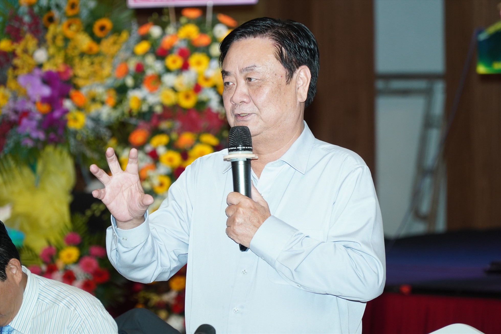 Bộ trưởng Bộ Nông nghiệp và Phát triển nông thôn Lê Minh Hoan phát biểu. Ảnh: Thành Thật