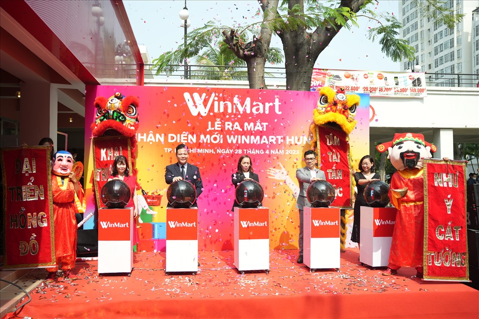 Lễ khai trương siêu thị WinMart đầu tiên theo mô hình Premium tại WinMart Phú Mỹ Hưng. Ảnh: WinCommerce