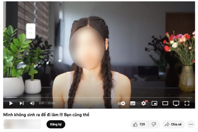 Nữ Youtuber còn có nhiều video có tư tưởng lệch lạc như Ảnh cắt từ video