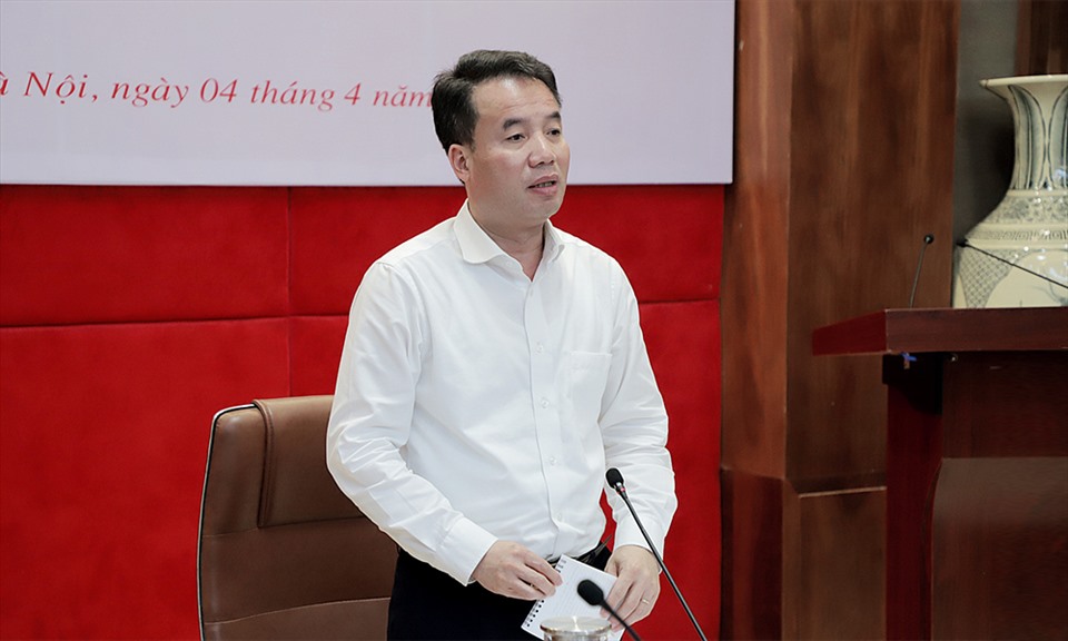Tổng Giám đốc Nguyễn Thế Mạnh phát biểu chỉ đạo Hội nghị. Ảnh: BHXH Việt Nam