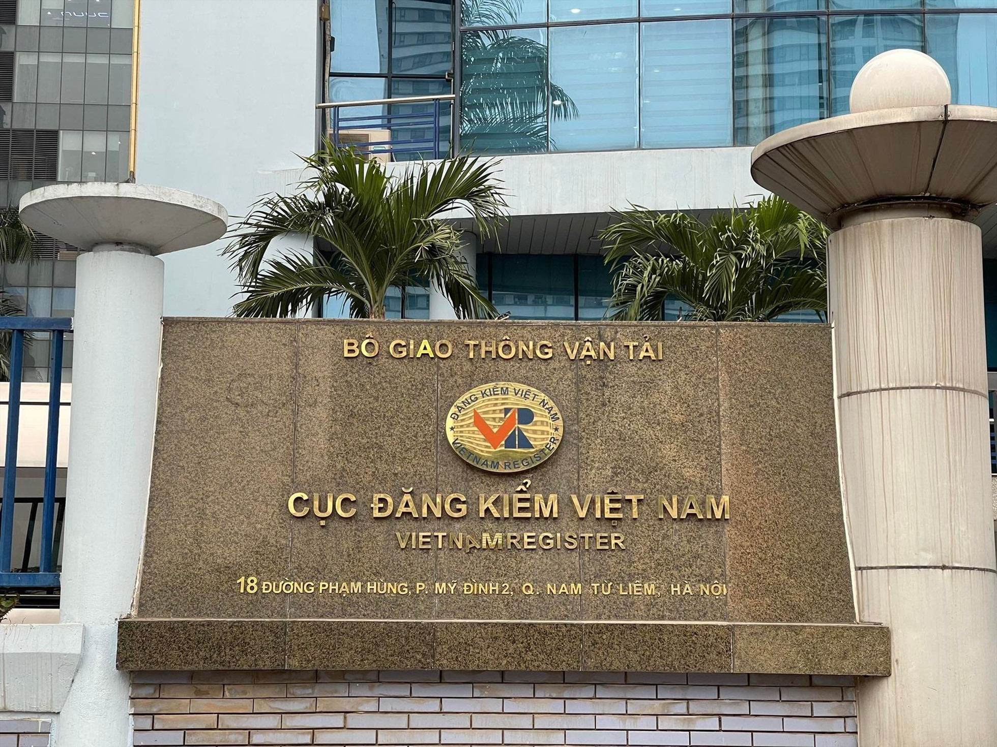 Trụ sở Cục Đăng kiểm Việt Nam. Ảnh Việt Dũng