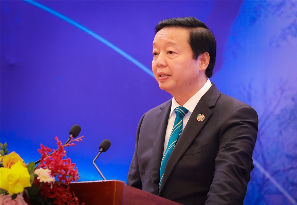 Phó Thủ tướng Trần Hồng Hà phát biểu tại hội nghị. Ảnh: Hải Nguyễn