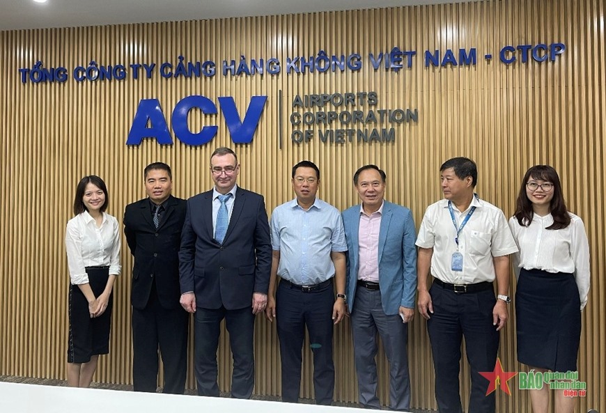 Doanh nghiệp Nga tìm hiểu cơ hội đầu tư tại ACV Việt Nam. Ảnh: Thanh Thanh
