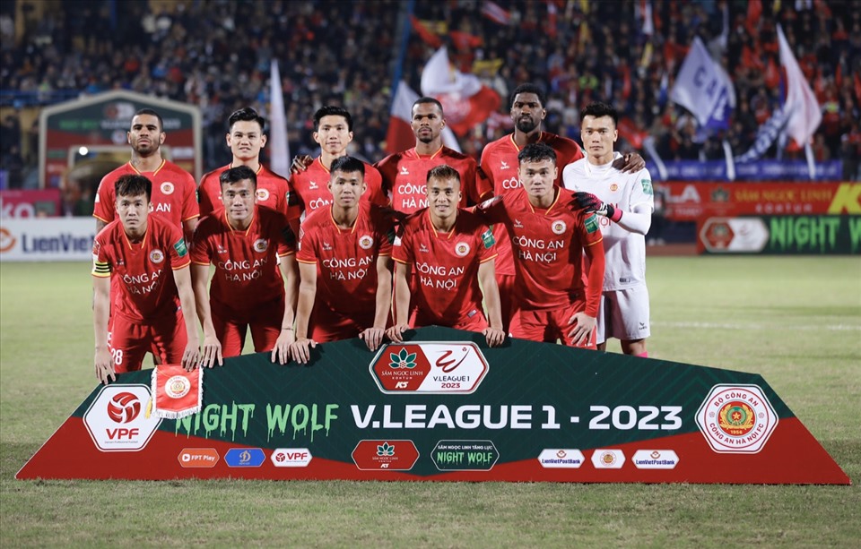Câu lạc bộ Công An Hà Nội quyết tâm giành chiến thắng ở vòng đấu này. Ảnh: VPF