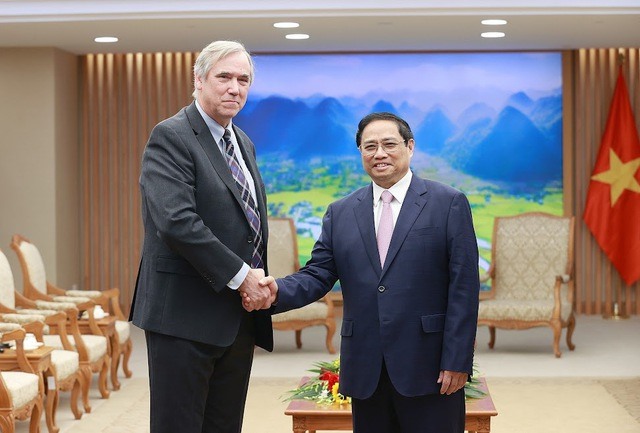 Thủ tướng hoan nghênh Mỹ tiếp tục tăng cường hợp tác với Việt Nam, ủng hộ Việt Nam “mạnh, độc lập, tự cường, thịnh vượng“. Ảnh: VGP