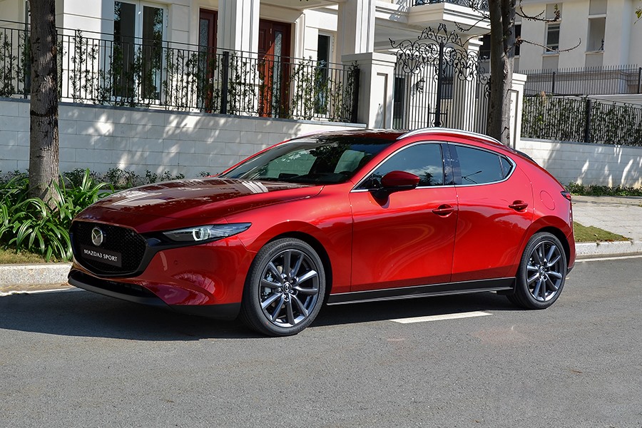 Mazda3 sedan cũng là cái tên đáng chú ý khi thương hiệu xe Nhật mạnh tay tăng mức ưu đãi. Ảnh: Thaco Group