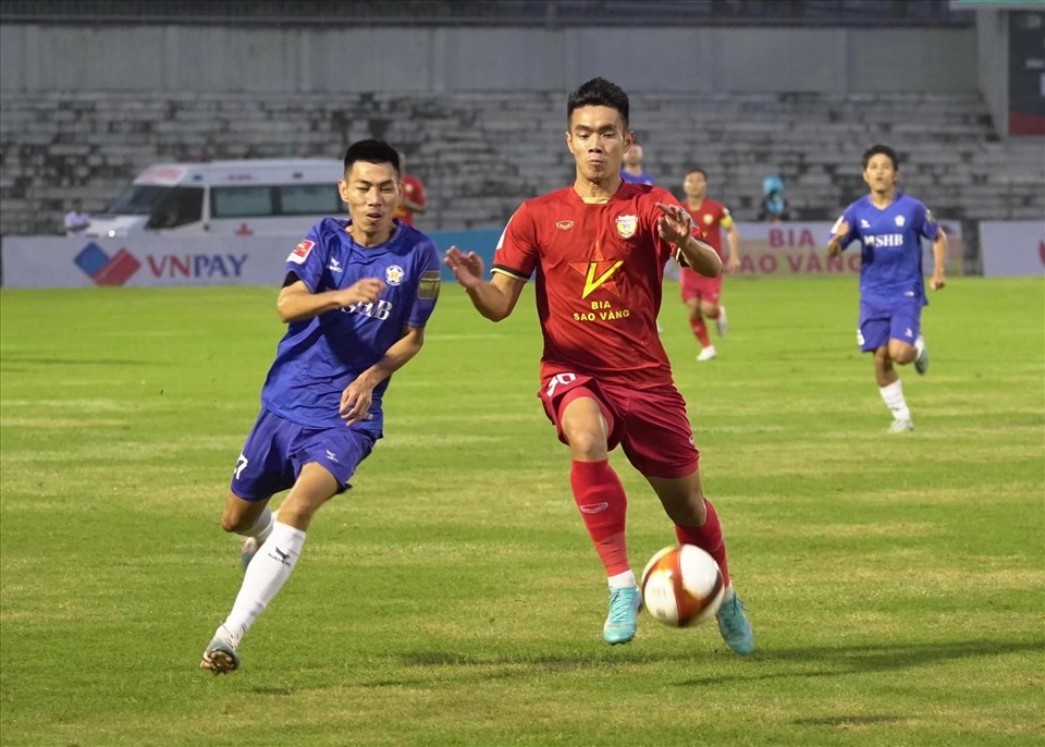 Trận đấu giữa Hồng Lĩnh Hà Tĩnh và Đà Nẵng không có nhiều điểm nhấn. Ảnh: Đà Nẵng FC