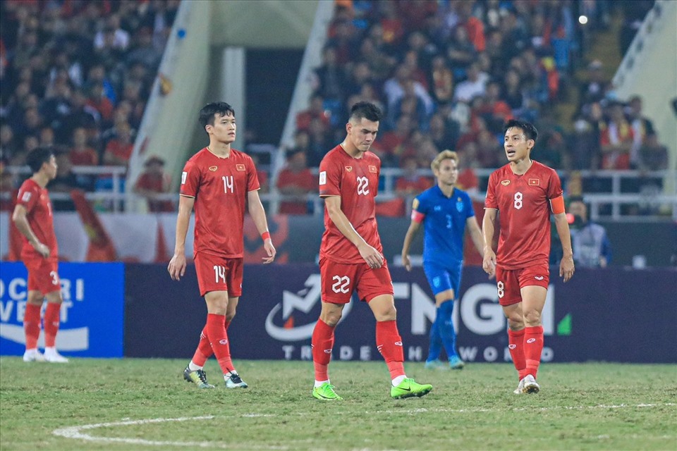 Tuyển Việt Nam chắc suất nhóm hạt giống số 2 tại vòng loại World Cup 2026 và và vòng loại Asian Cup 2027. Ảnh: Minh Dân