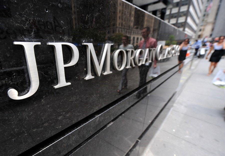 JPMorgan là ngân hàng Mỹ có lợi nhuận cao nhất trong quý I/2023. Ảnh: Xinhua