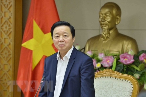 Phó Thủ tướng Trần Hồng Hà chủ trì cuộc họp. Ảnh: TTXVN