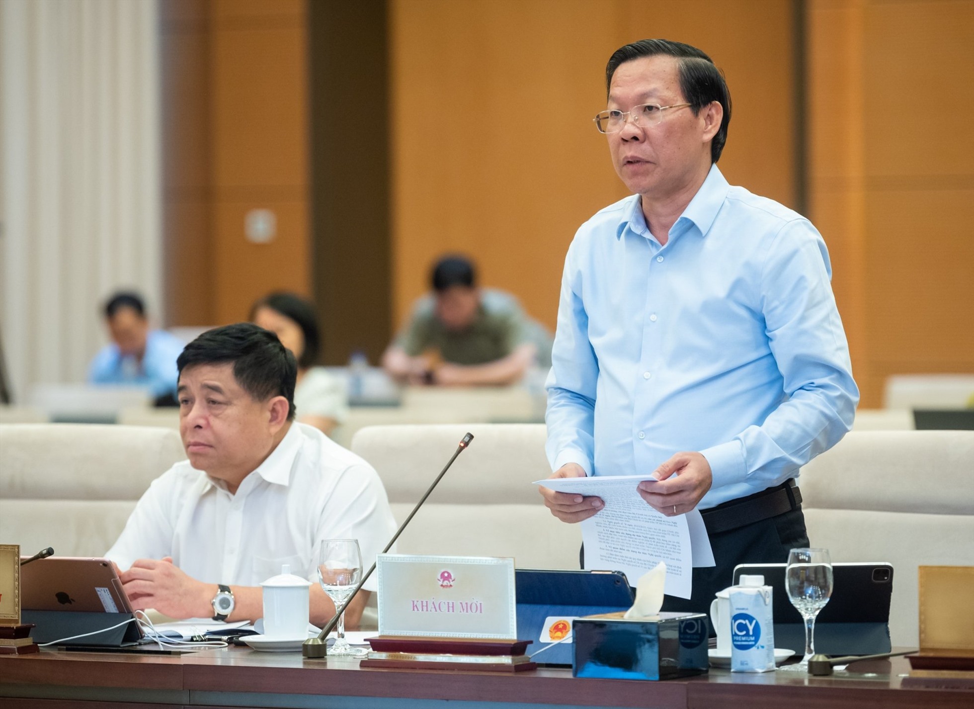 Chủ tịch UBND TP Hồ Chí Minh Phan Văn Mãi. Ảnh: Phạm Thắng/QH