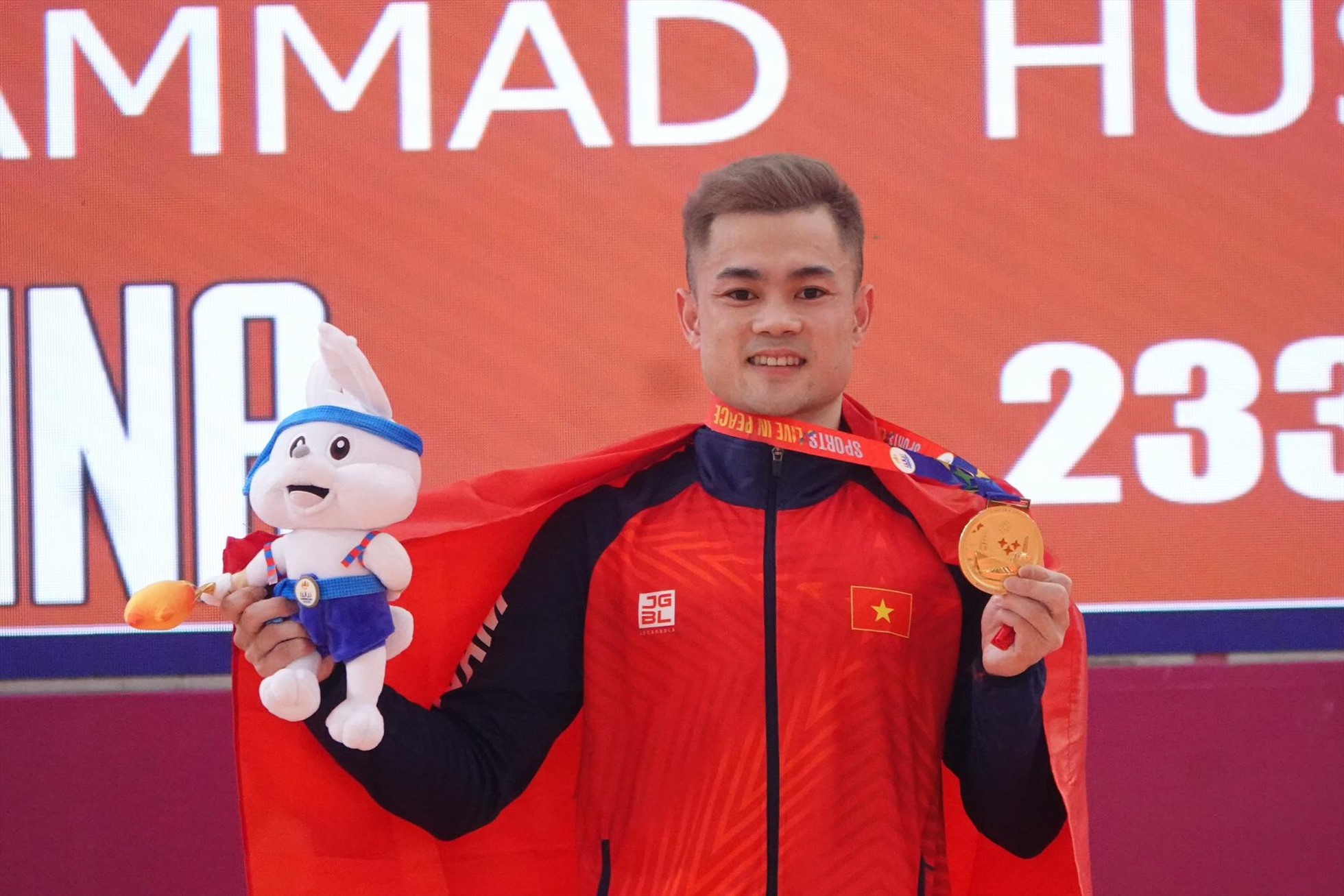 Lại Gia Thành giành huy chương vàng ở 3 kì SEA Games liên tiếp. Ảnh: Nguyễn Đăng