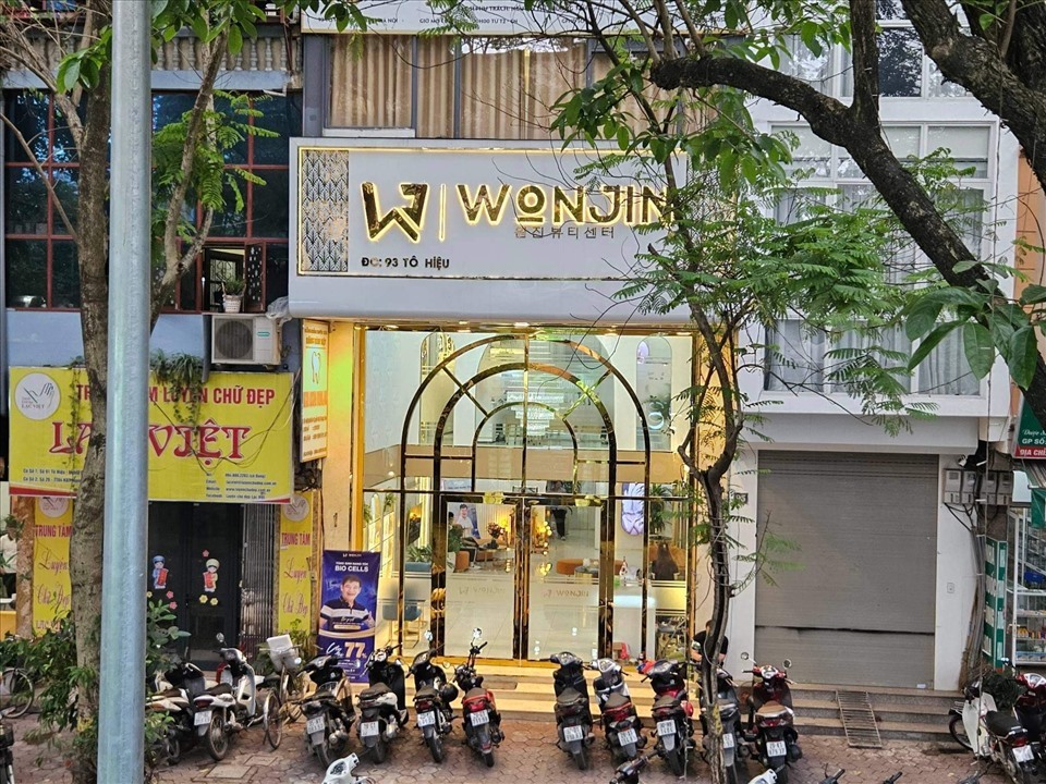 Viện thẩm mỹ Quốc tế Wonjin tại 93 Tô Hiệu, Nghĩa Đô, Cầu Giấy, Hà Nội. Ảnh: Nhóm PV