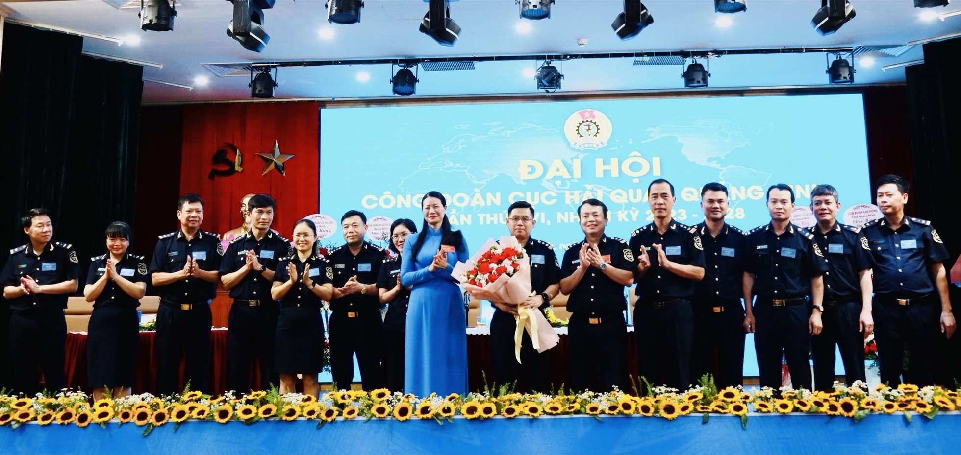 Ban Chấp hành Công đoàn Cục Hải quan Quảng Ninh, nhiệm kỳ 2023-2028. Ảnh: Cục Hải Quan Quảng Ninh