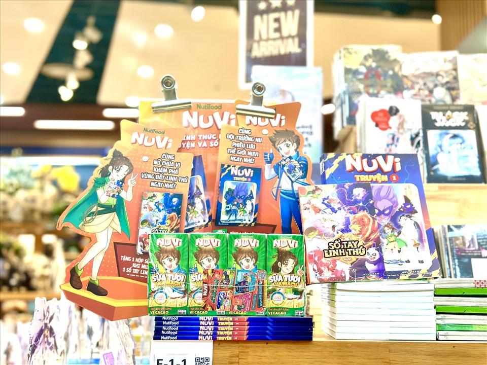 NuVi chính thức ra mắt phiên bản truyện tranh của NuVi truyện và Sổ tay linh thú như một món quà mùa hè dành tặng cho các bé. Ảnh: Nutifood