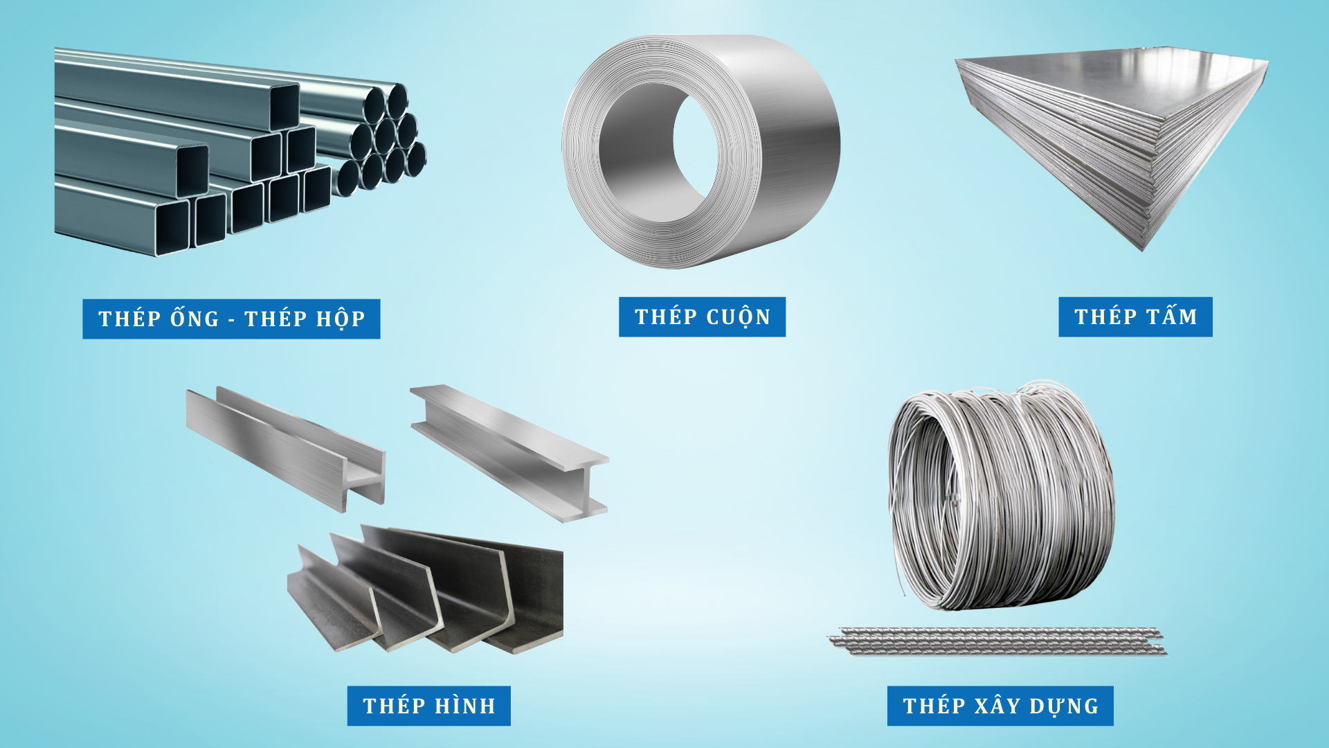 THACO INDUSTRIES sản xuất và cung ứng đa dạng sản phẩm thép. Ảnh: Thaco