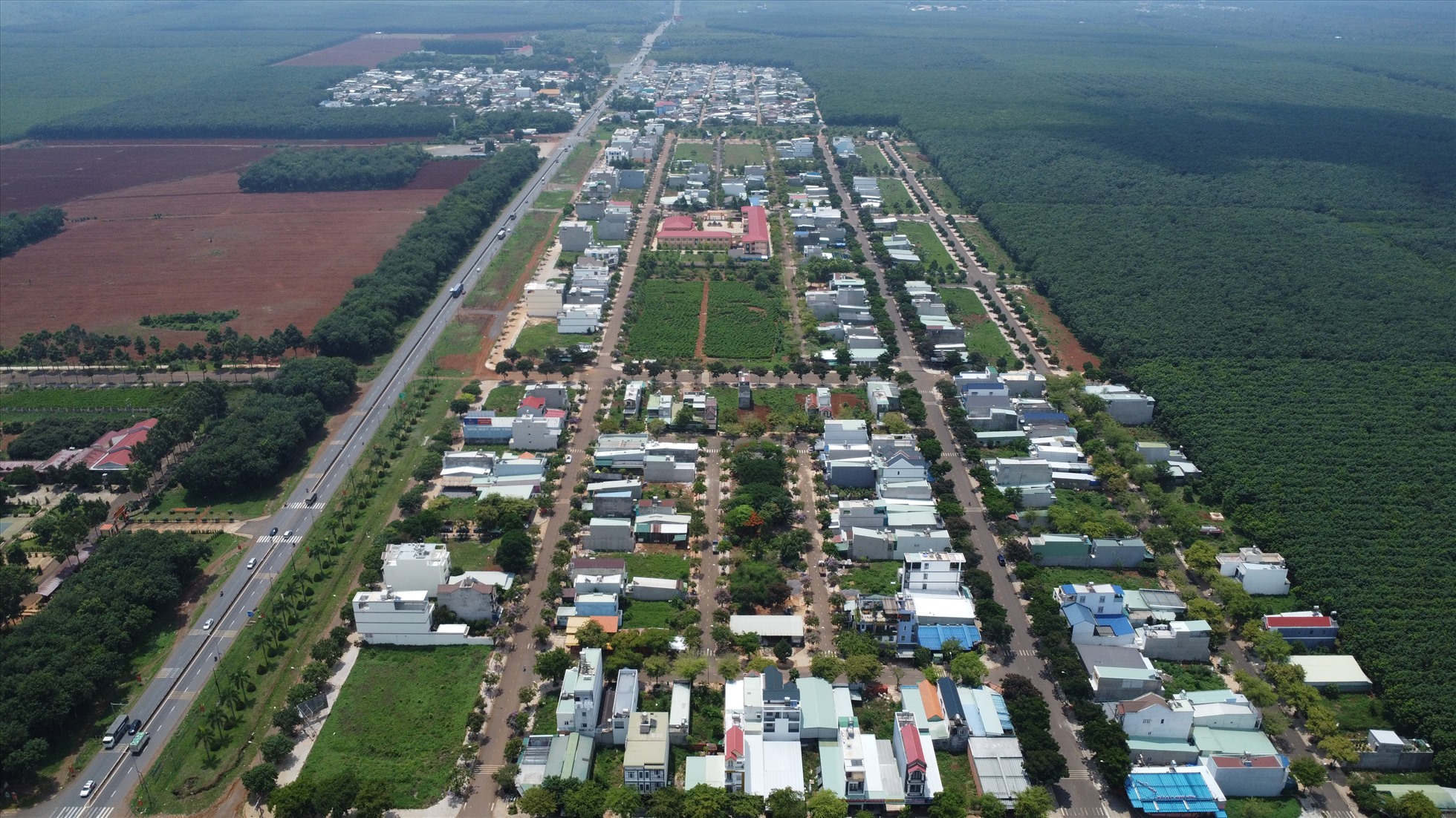 Một góc dự án khu dân cư A1-C1 (đô thị Dầu Giây), huyện Thống Nhất. Ảnh: Hà Anh Chiến