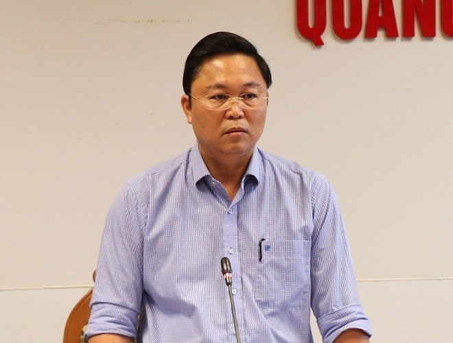 Chủ tịch UBND tỉnh Quảng Nam Lê Trí Thanh làm tổ trưởng Tổ công tác đặc biệt tháo gỡ khó khăn cho doanh nghiệp. Ảnh Hoàng Bin