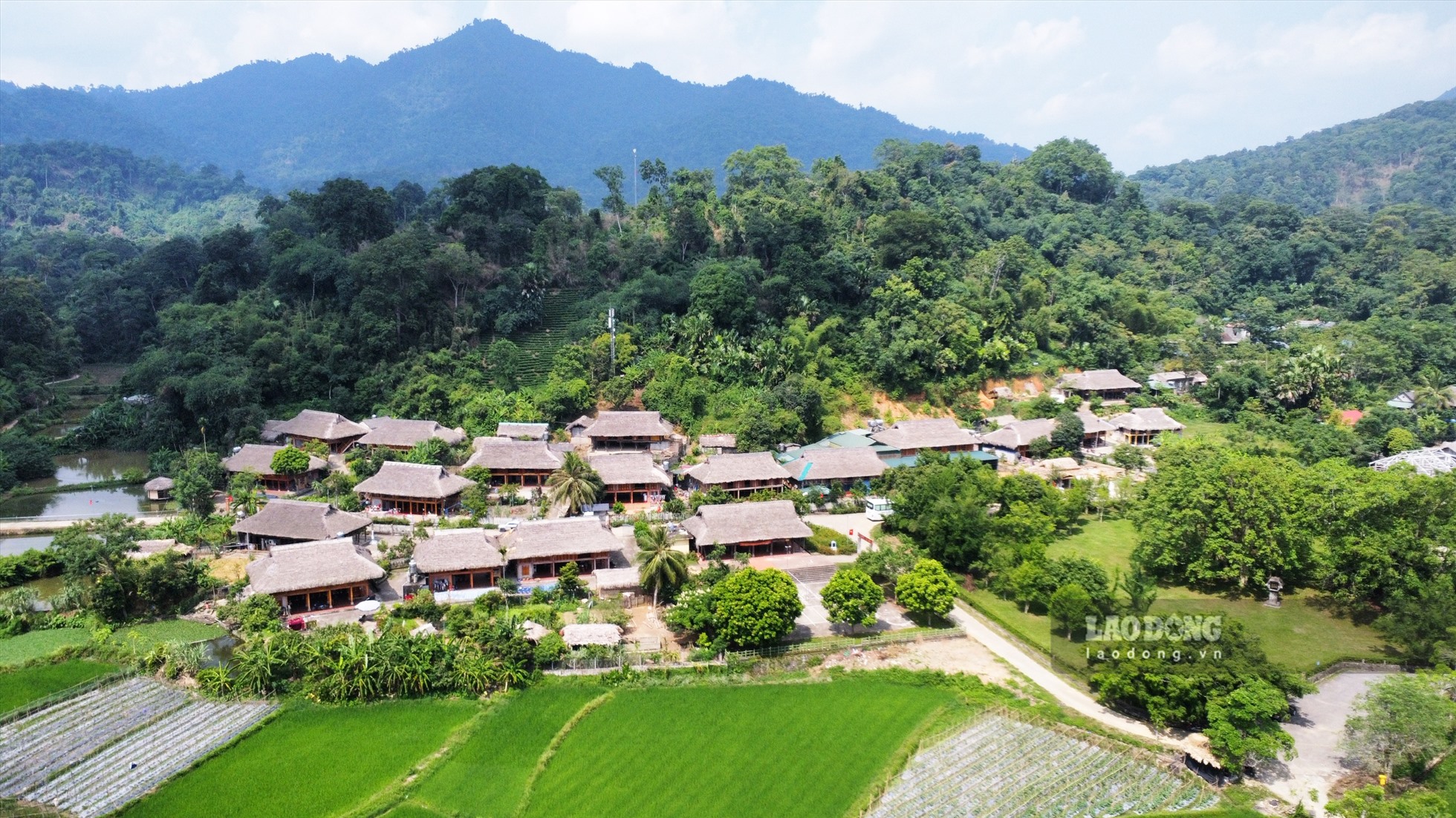 Làng Kim Long xưa (nay là làng Tân Lập, xã Tân Trào) đã có diện mạo mới với cuộc sống ấm no.