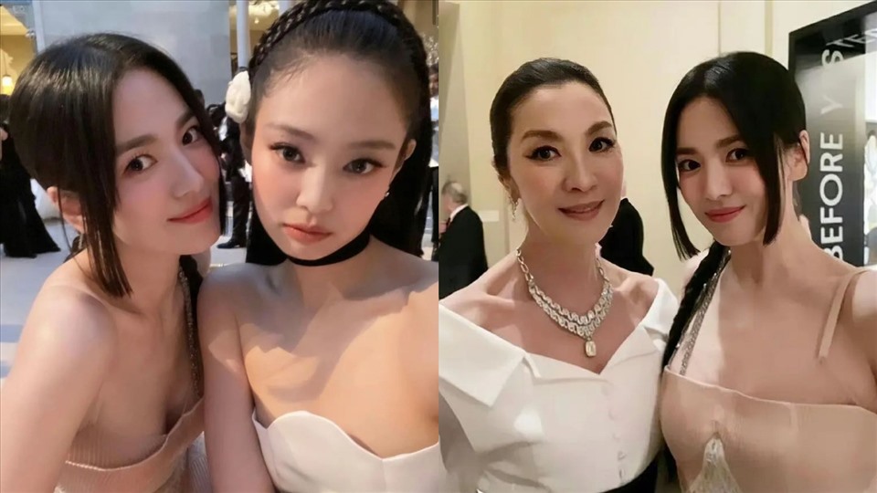 Song Hye Kyo có tương tác với các sao Châu Á có mặt tại sự kiện. Ảnh: Instagram