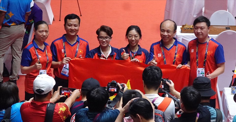 Tuyển cờ ốc Việt Nam có thể gặt hái thêm 1-2 huy chương vàng, sau thành công của Hồng Ân và Phương Thảo. Ảnh: Nguyễn Đăng