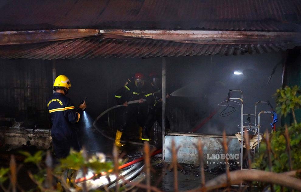 Nơi xảy ra đám cháy tại tổ 65, khu 5B , phường Bạch Đằng, thành phố Hạ Long.