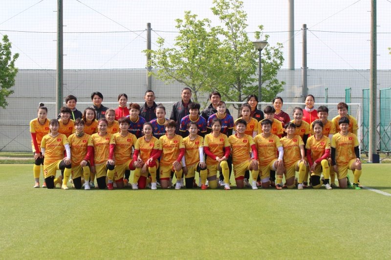 Đội tuyển nữ Việt Nam hội quân nhằm chuẩn bị cho World Cup nữ 2023. Ảnh: VFF
