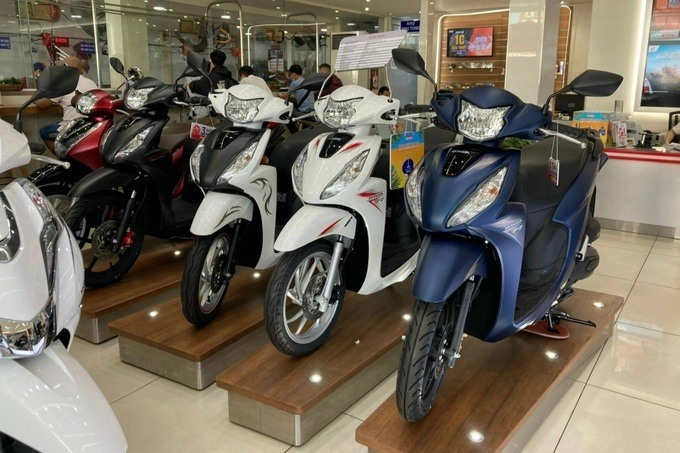 Doanh số bán hàng quý I/2023, xe máy Việt Nam giảm 15,78% so với cùng kì. Ảnh: Ánh Dương