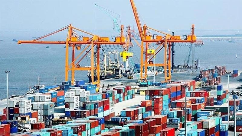 Tổng trị giá xuất nhập khẩu kỳ 1 tháng 5.2023 đã giảm khoảng 2,89 tỉ USD. Ảnh: Tổng Cục Hải quan
