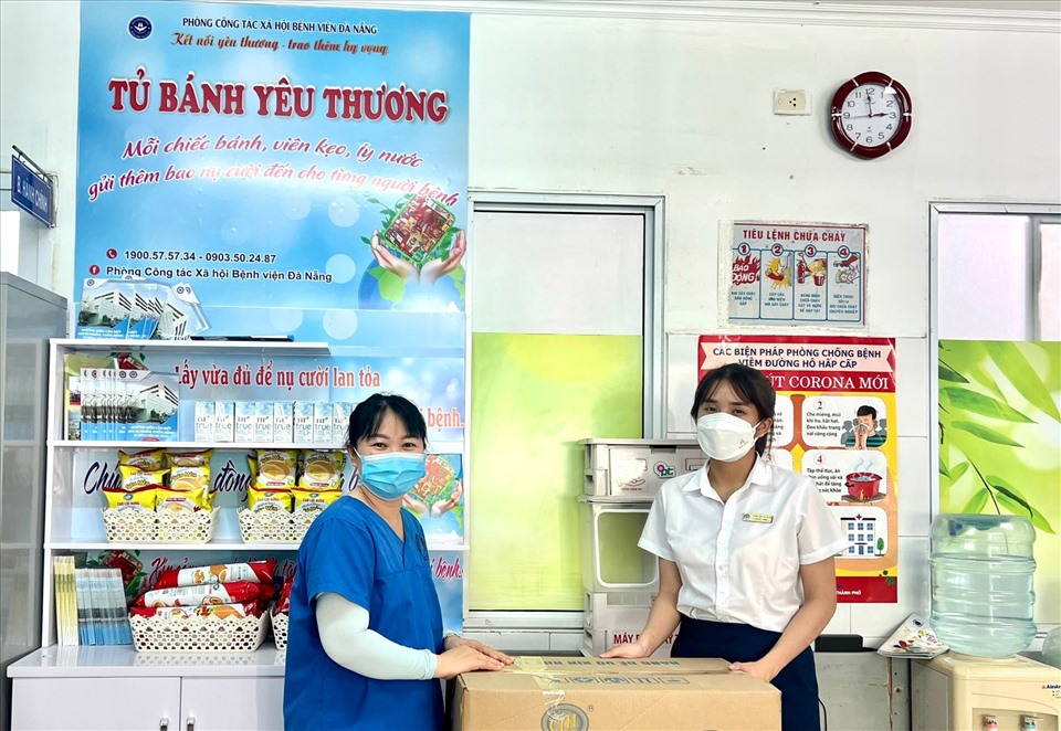 Các hoạt động tương thân tương ái tại Bệnh viện Đà Nẵng. Ảnh: Bệnh viện Đà Nẵng