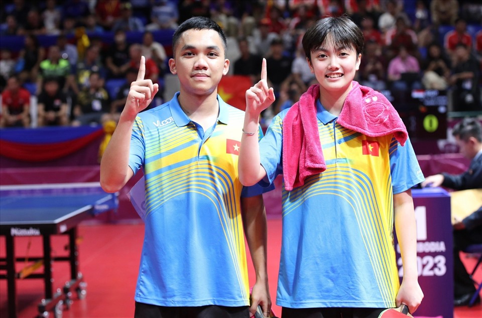 Anh Hoàng và Mai Ngọc là 2 trong số 5 tay vợt tham gia tập huấn tại Mỹ vào tháng 6 tới. Ảnh: Nguyễn Đăng